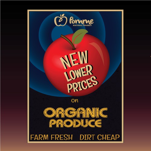 poster for organic food