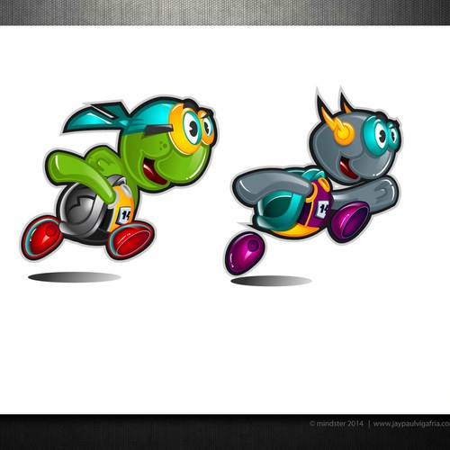 Mobile app game art