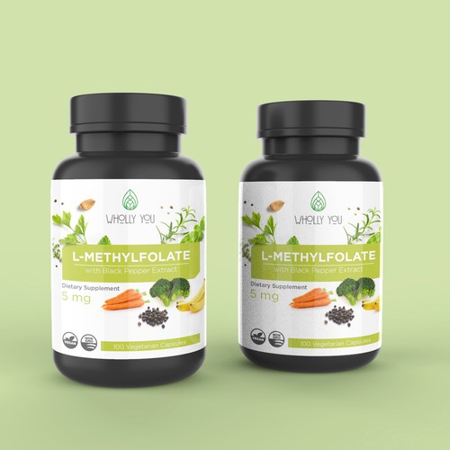 Multivitamins label design