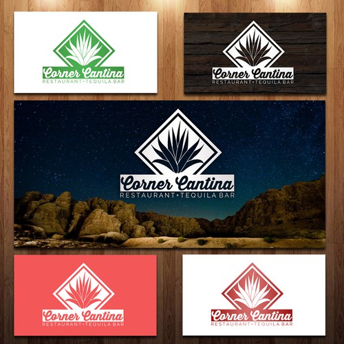 Flat design for southwestern cantina