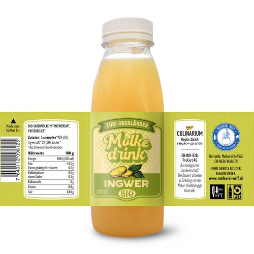 Molke Drink: Whey and Ginger juce