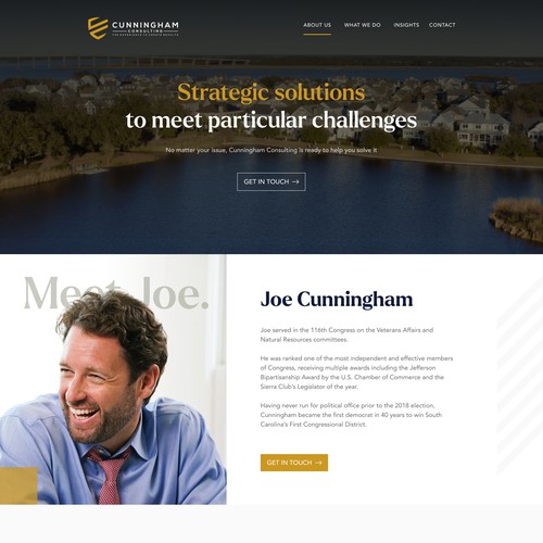 Joe Cunningham website