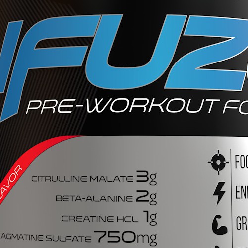 Pre Workout Label for Sportrition