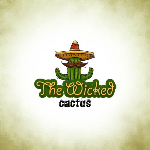 Name to incorporate in the logo "The Wicked Cactus"