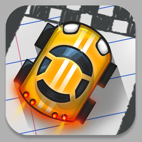 Game Icon design - "ActionRacing"