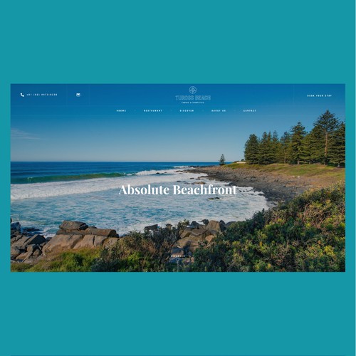 Clean and Modern: Hotel/Resort website