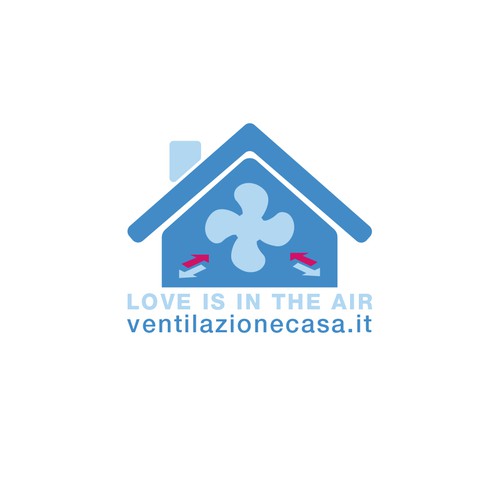 Logotipo Ventilazione casa terza proposta