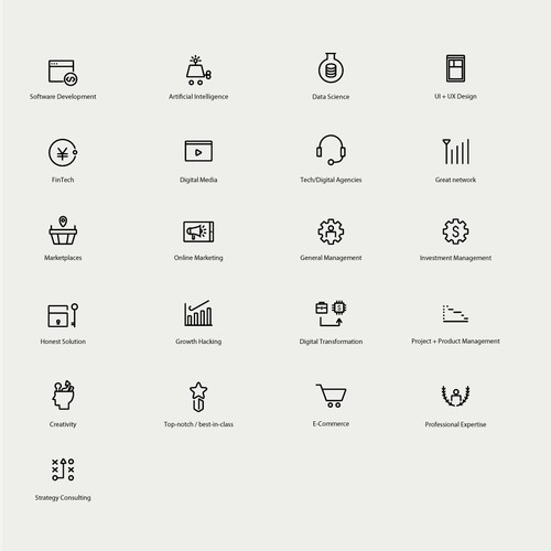 Line icons