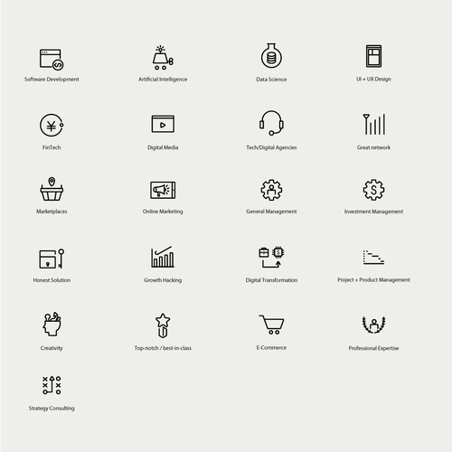 Line icons