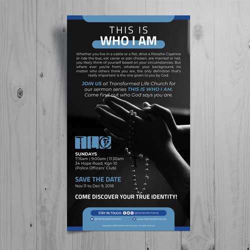 Design Cutting Edge Flyer for Modern Church