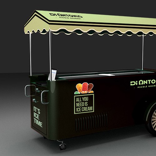 customize ice cream cars for Di Antonio Gourmet