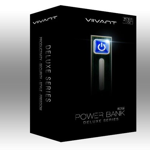 Create gift box for an portable usb charger (power bank) for ourViivant brand