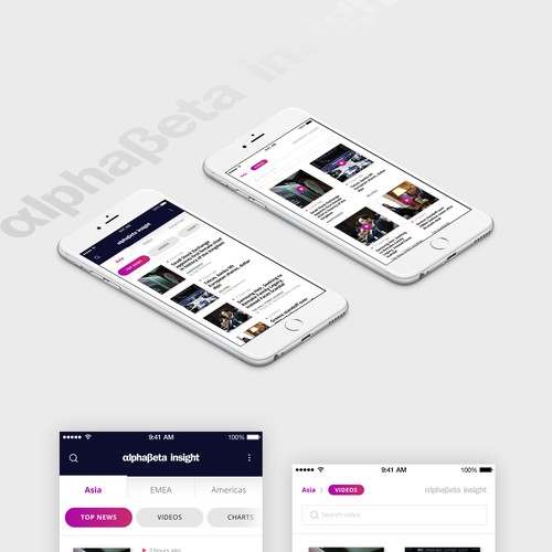 News app concept