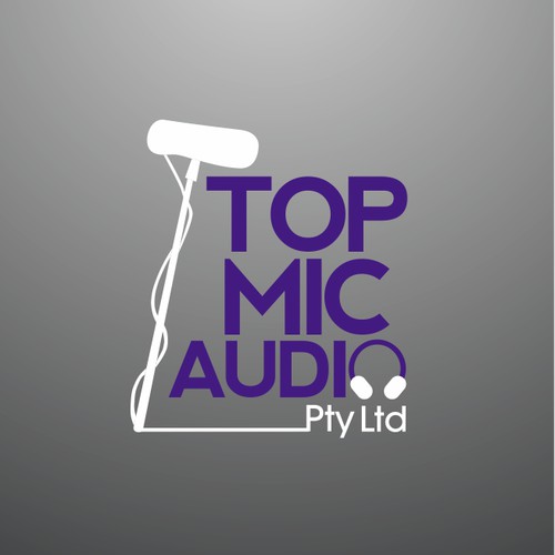 Help Top Mic Audio Pty Ltd with a new logo and business card