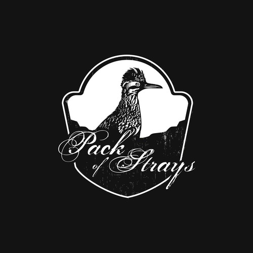 diseño logotipo "pack of strays"