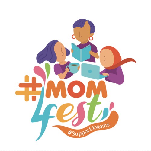 Mom Fest logo.