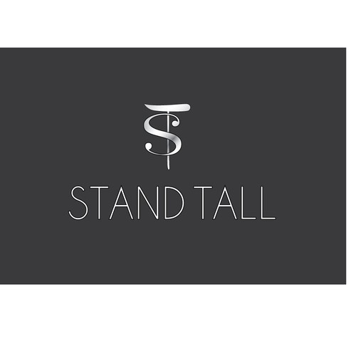 Create the next logo for The letters ST  for Stand Tall