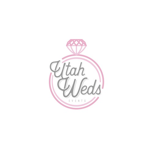 Logo for Wedding Service "UtahWeds".