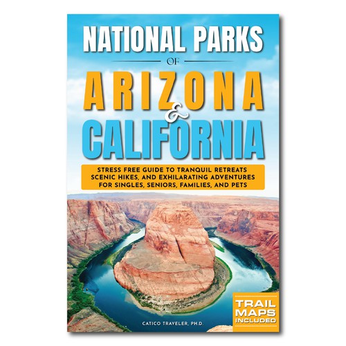 COVER BOOK FOR NATIONAL PARKS OF ARIZONA & CALIFORNIA
