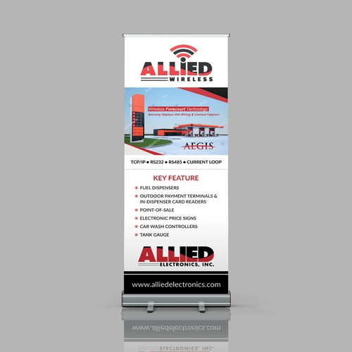 Allied Roll Up Banner