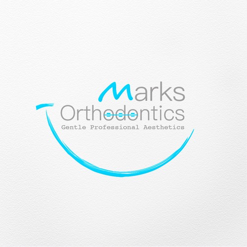 logo concept for "Marks ortodontics"