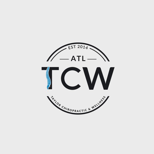 Redesign Logo for Taylor Chiropractic Wellness (TCW) alternative