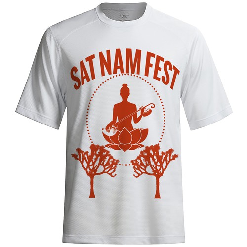 yoga club T-shirt for festival