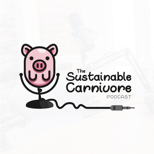 Logo for podcast about carnivores