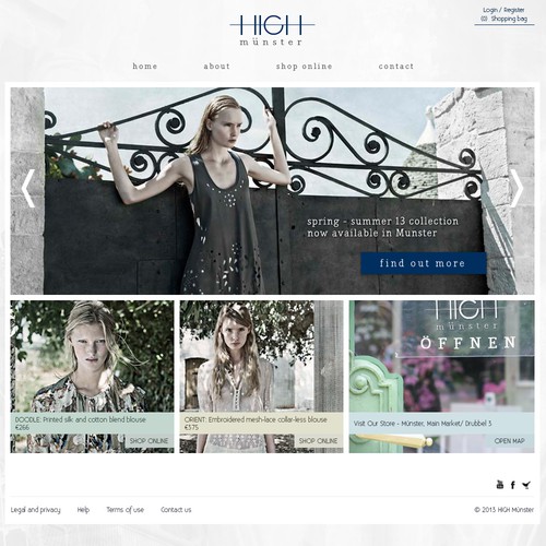 Fashion website design needed