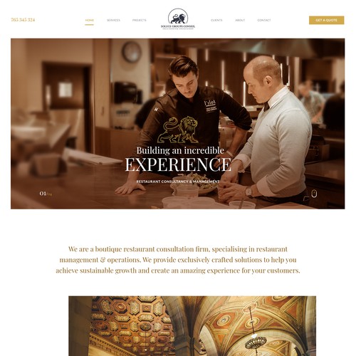 Premium and Elegant Website Design