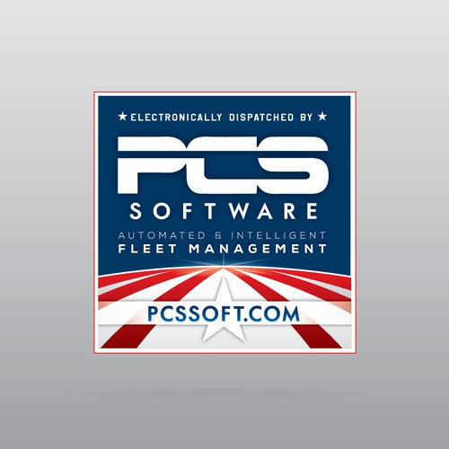 Sticker design for PCS Software