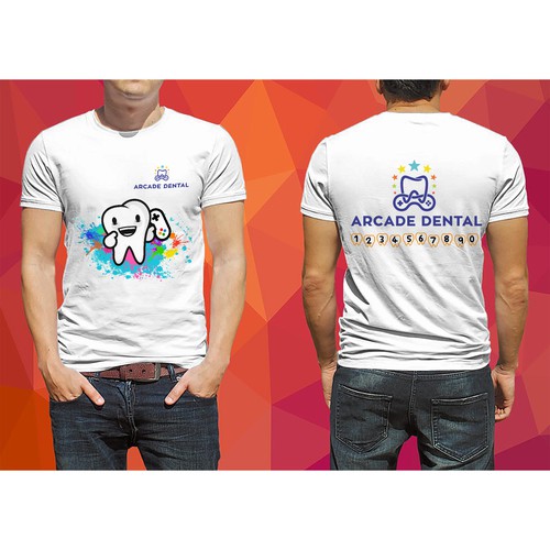 T-shirt design for Arcade Dental