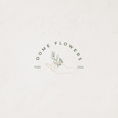 Aesthestic Logo Dome Flower