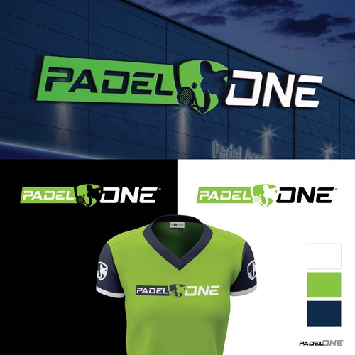 Padel One Logo Concept