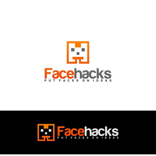 Design a terrific logo for Facehacks, a service that hacks faces