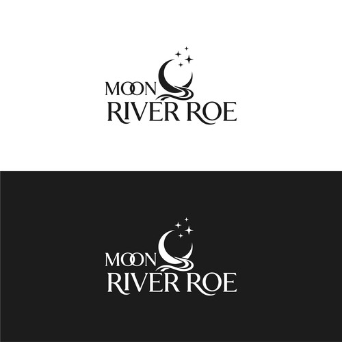 Moon River Roe Logo Design