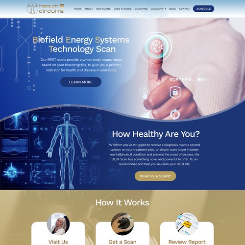 Health Scan Wix Website