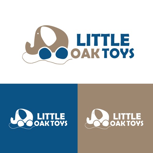 Logo concept for little oak toys