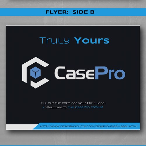 Flyer for Cases Company