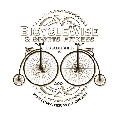 Logo concept for bicycle company