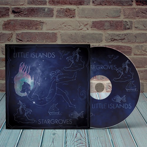 album cover design mockup