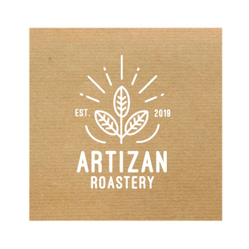 Logo for an ecological coffee roastery working with sun-energy