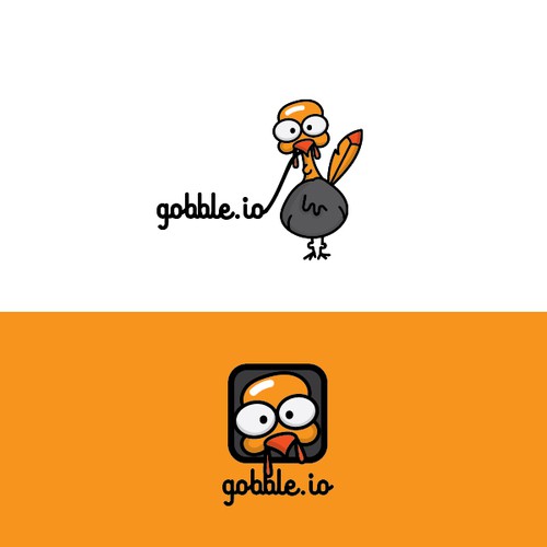 Fun turkey character for a new technology platform