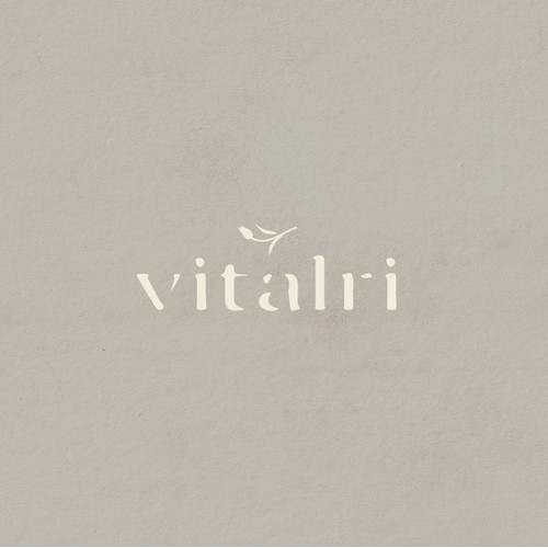 Elegant logo design for a wellness products brand