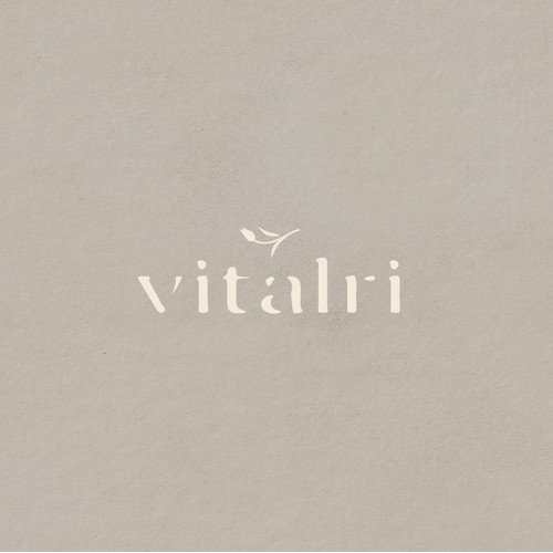 Elegant logo design for a wellness products brand