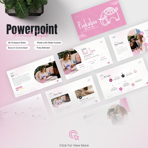 Pinkaboo Nail Spa Powerpoint Presentation
