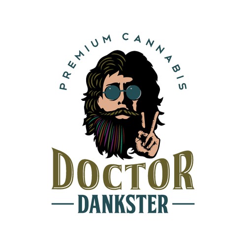 Cool logo of Doctor Dankster