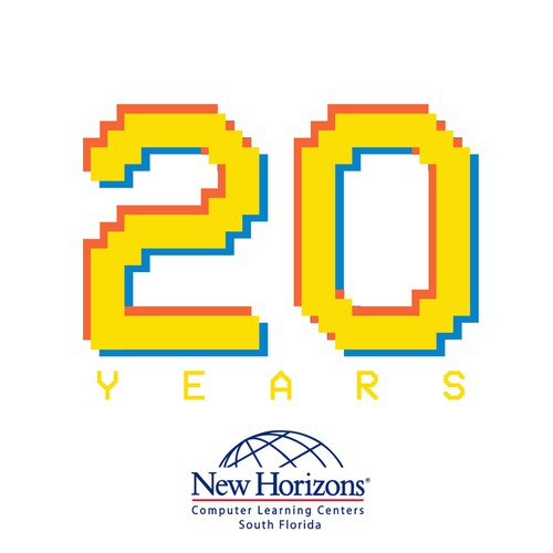 20th Anniversary New Horizons logo.