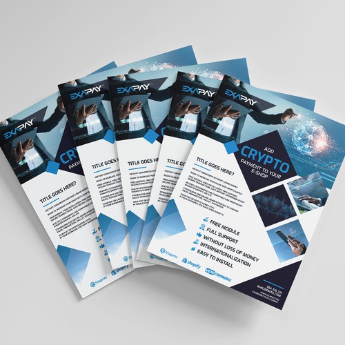 ExaPay flyer design