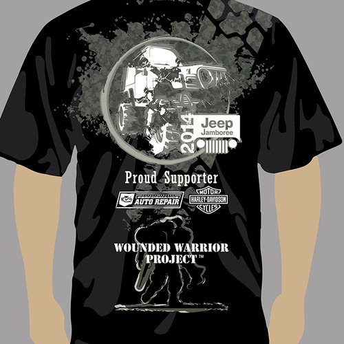 Jeep Jamboree T-shirt Design